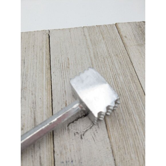 Aluminum #1 Meat Tenderizer Double Textured Sides 8" Taiwan - Picture 2 of 7